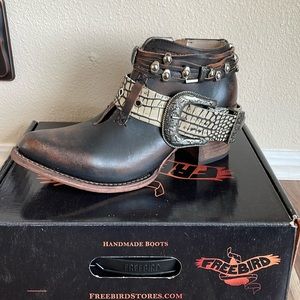 Freebird Saloon booties, size 10.